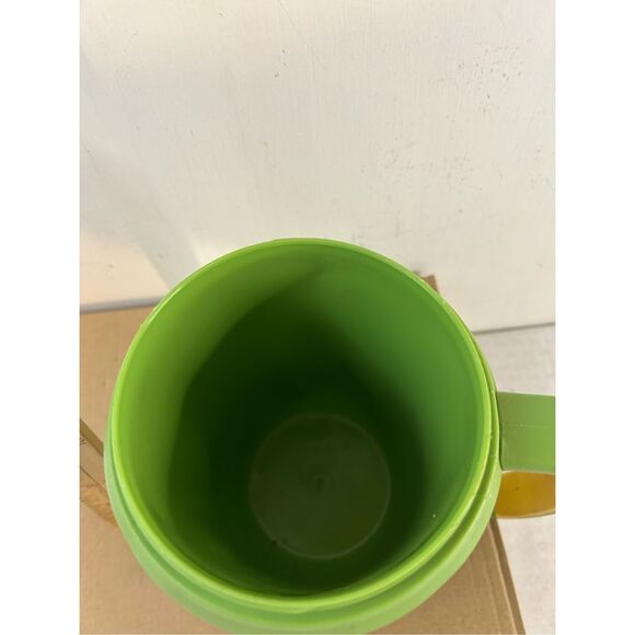 Bubba keg travel 52 oz mug green yellow bottle opener stainless trim (some scuff - Picture 4 of 5